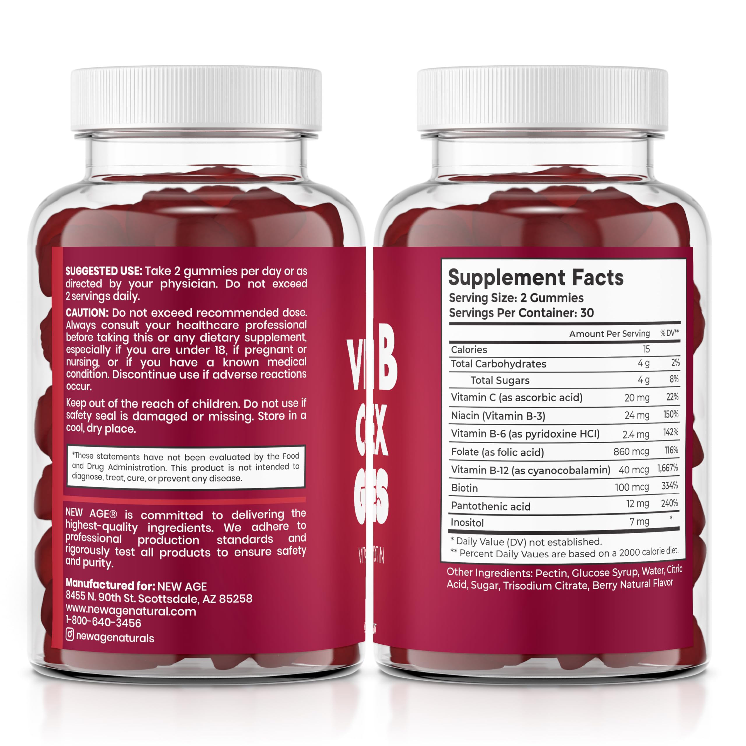 Morning routine scene with New Age Vitamin B Complex Gummies