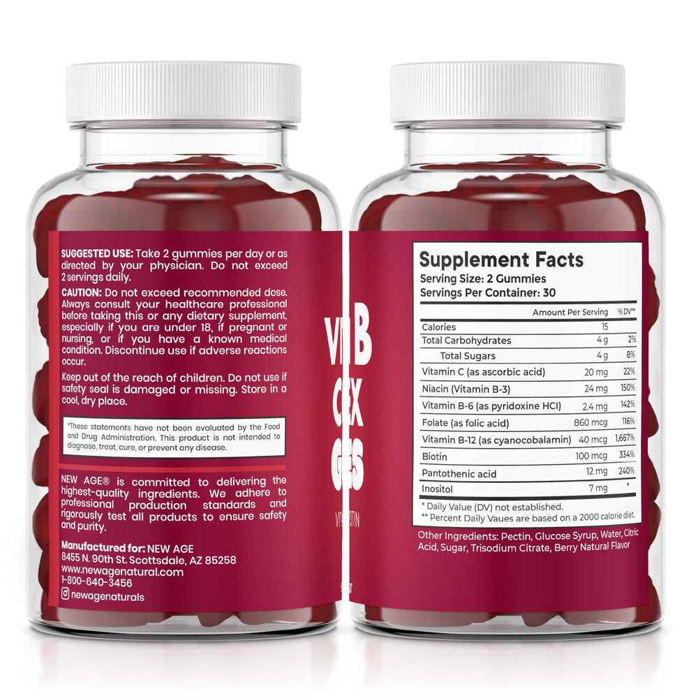 Morning routine scene with New Age Vitamin B Complex Gummies