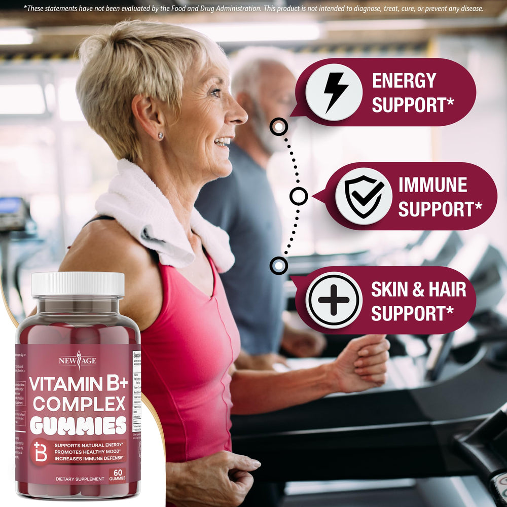 120-count pack of New Age Vitamin B Complex Gummies for two-pack option