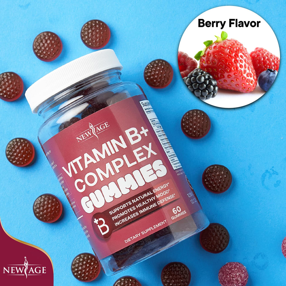 New Age Vitamin B Complex Gummies manufactured in the USA