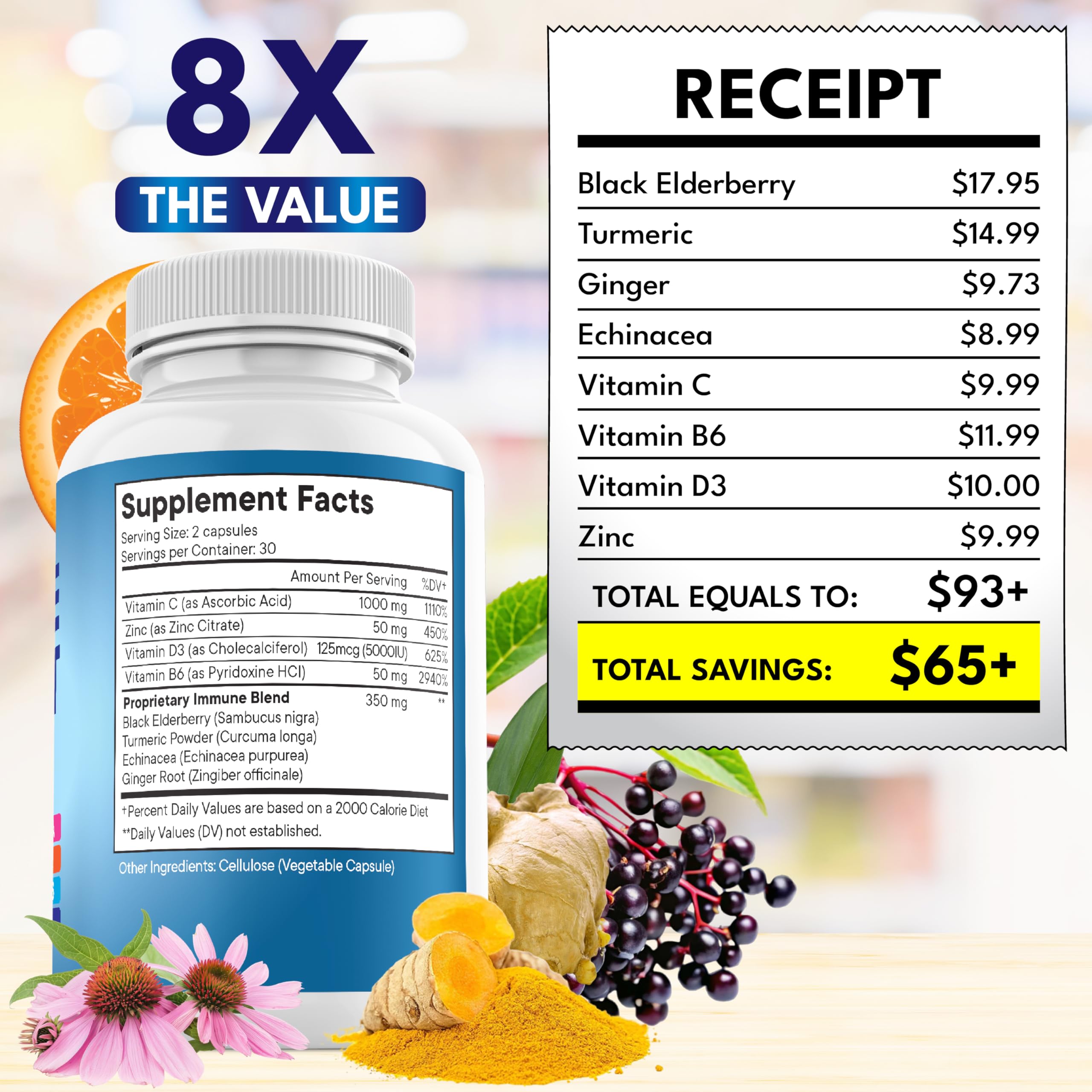 NEW AGE vitamin D3 5000 IU capsule close-up for daily nourishment.