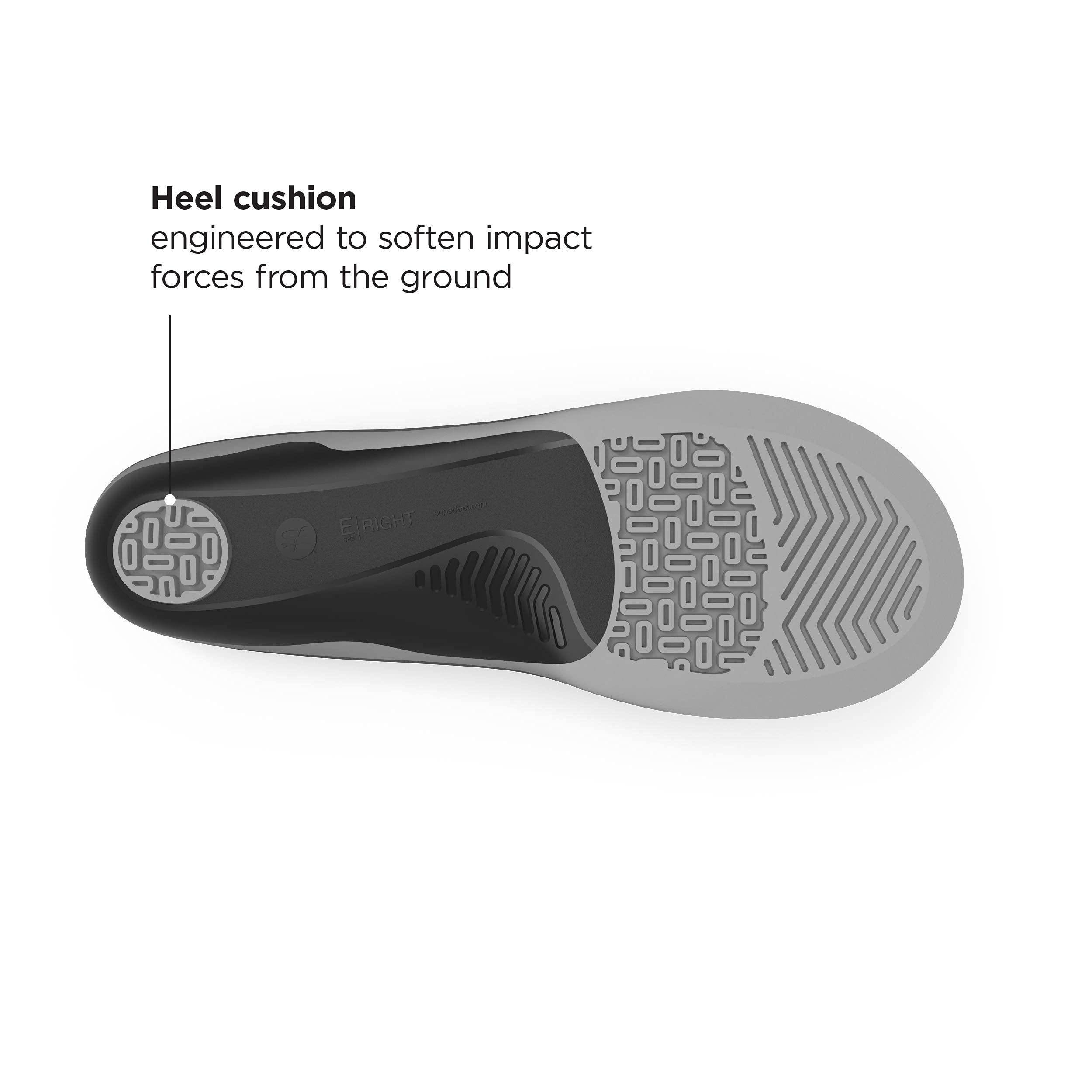 New Balance Flexible Construction Insole moves with your foot for natural steps.