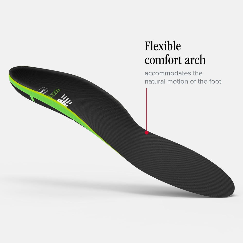 New Balance insoles arch-support design supports natural foot movement.