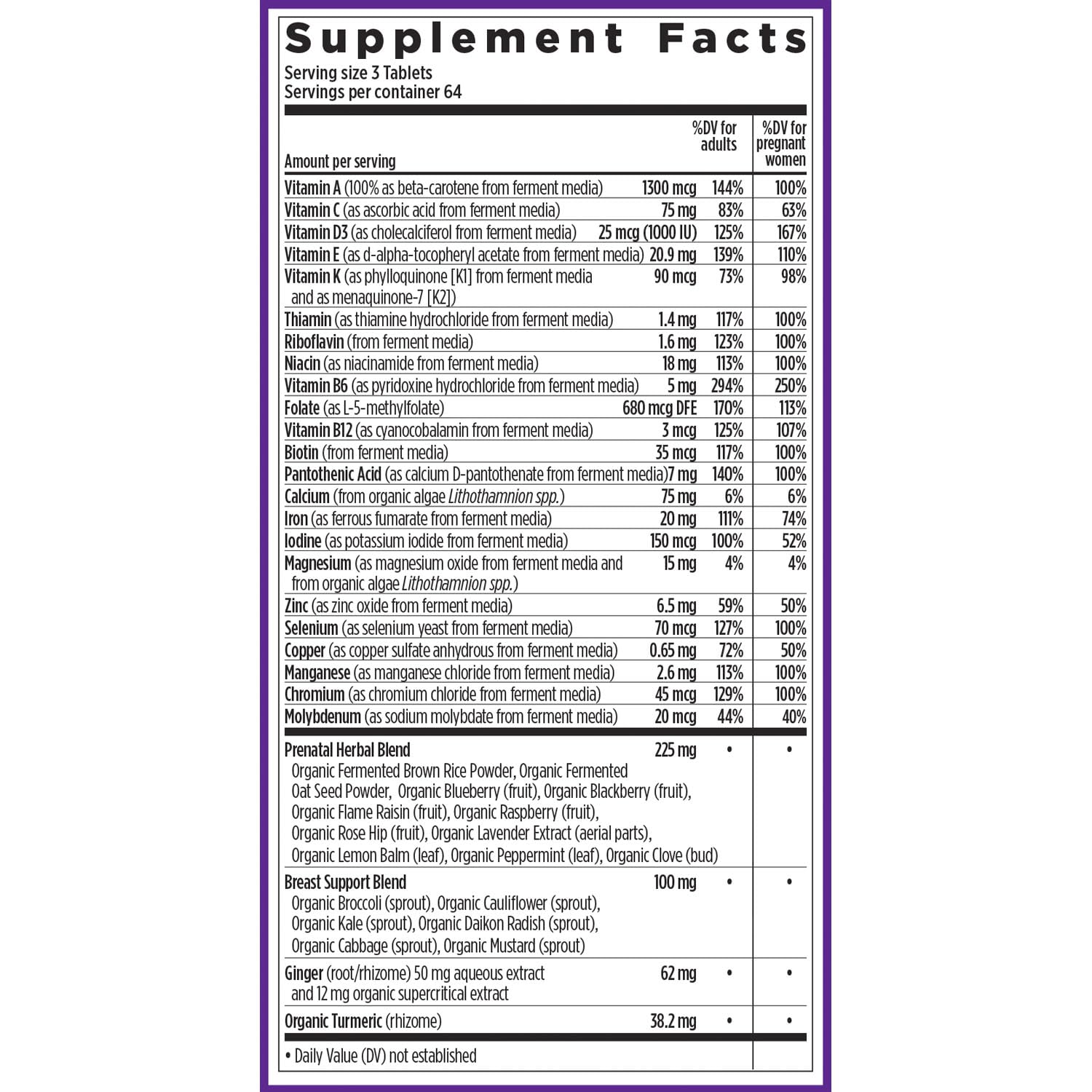 New Chapter Advanced Perfect Prenatal Vitamin D3 capsule supports immune and heart health.