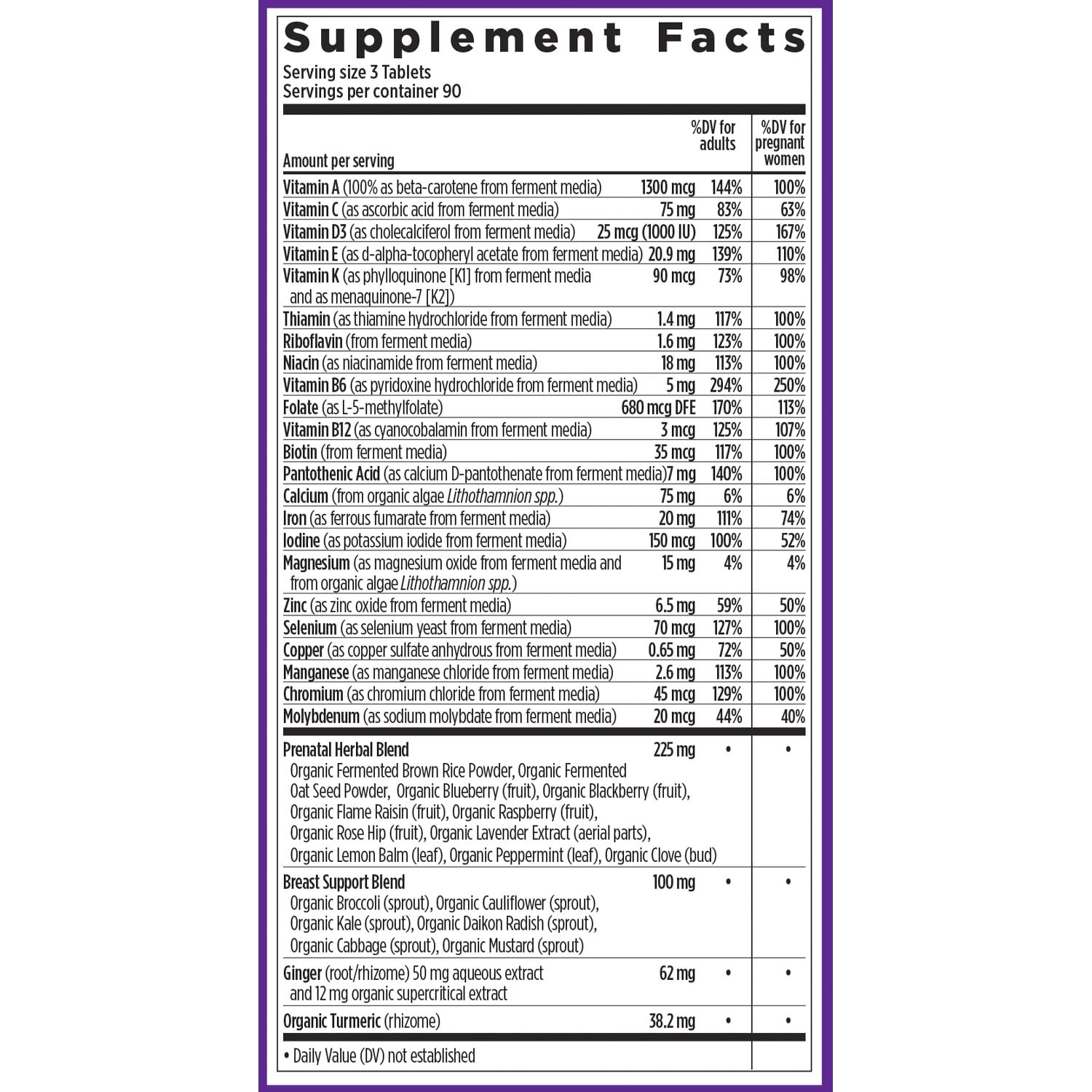 New Chapter Advanced Prenatal vitamin D3 pill adds immune-supporting vitamin D3.