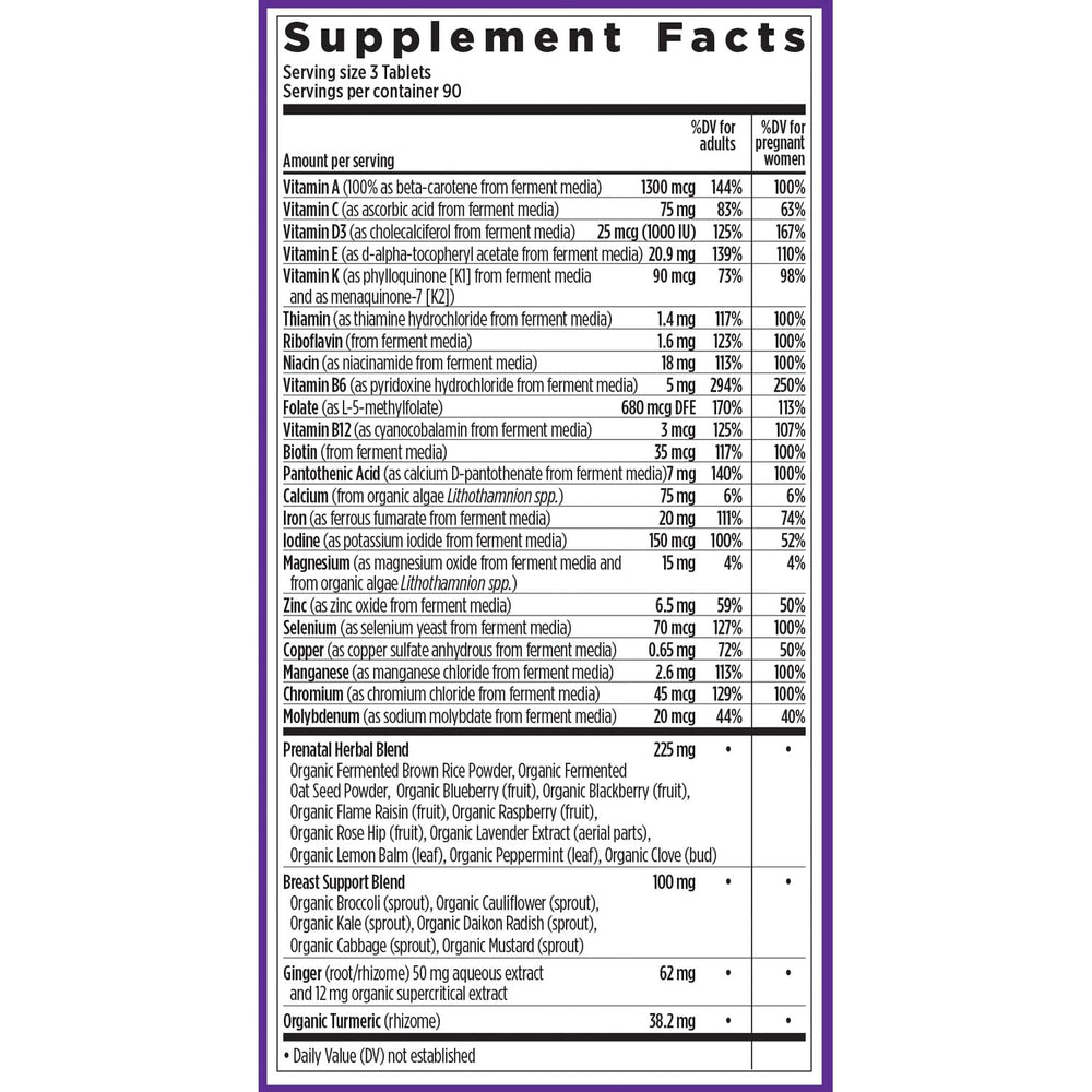 New Chapter Advanced Prenatal vitamin D3 pill adds immune-supporting vitamin D3.