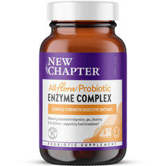 New Chapter All-Flora enzyme complex bottle for digestion support