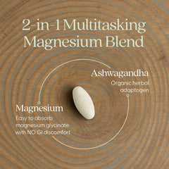 New Chapter ashwagandha root and leaf illustration representing adaptogenic balance