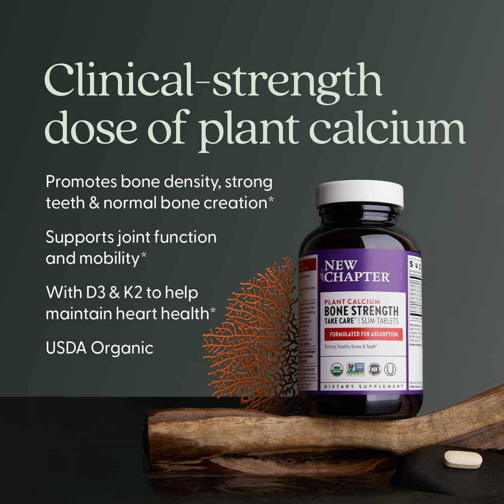 New Chapter bottle shows magnesium-rich matrix and trace minerals supporting overall wellness.