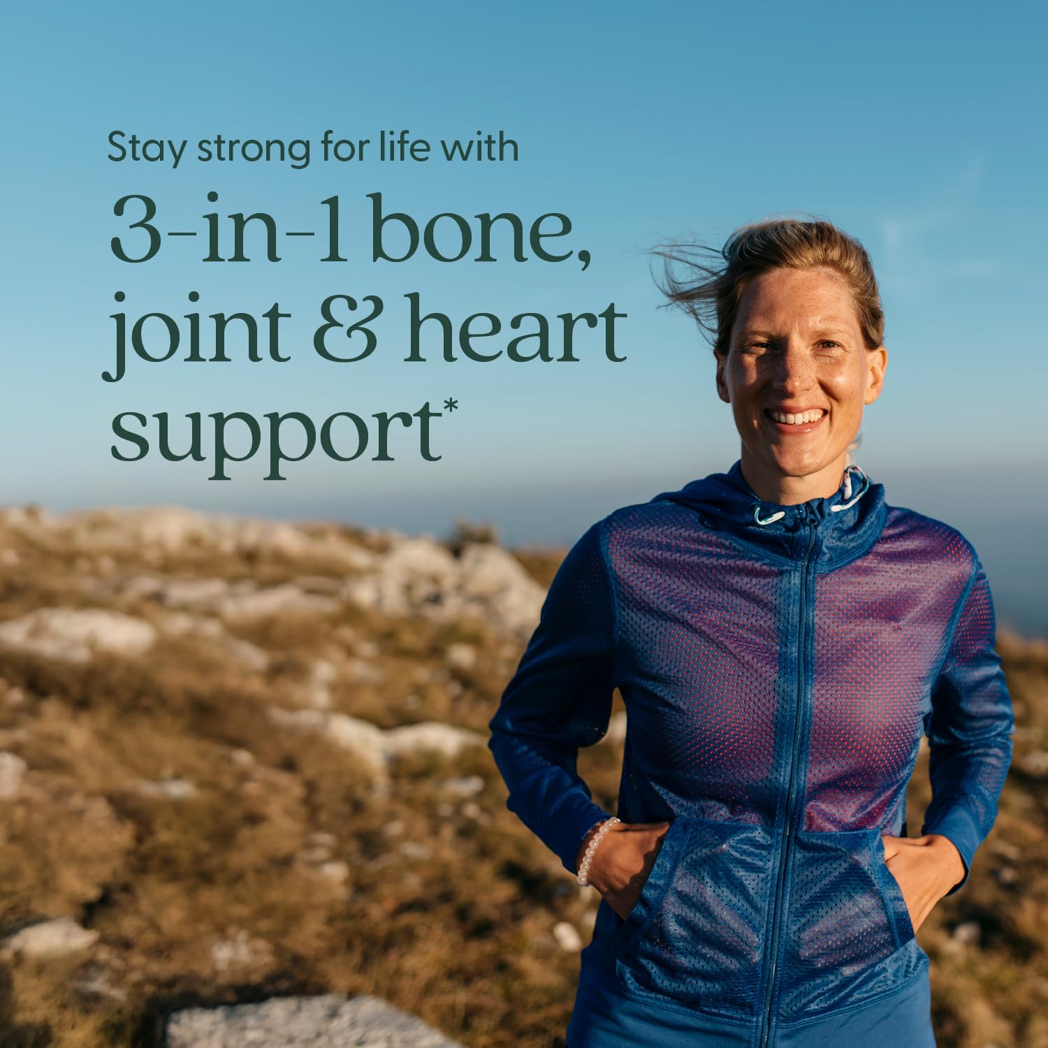 New Chapter Iceland red marine algae integration boosts mineral profile for daily bone health.