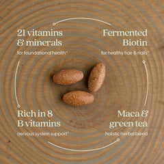 New Chapter Energy Supplement capsules featured for easy digestion.