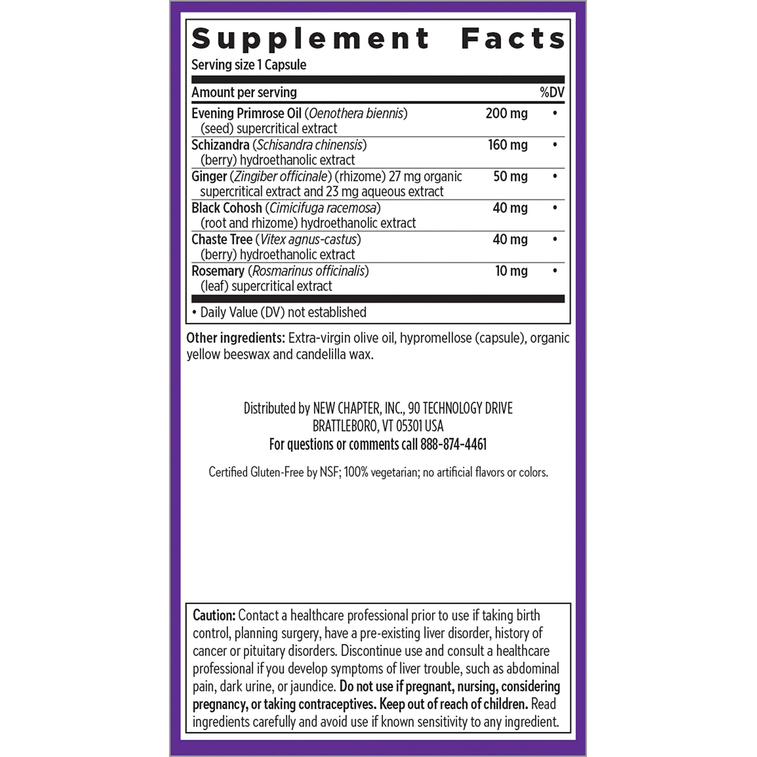 Herbal blend featuring Black Cohosh for hot flash support.