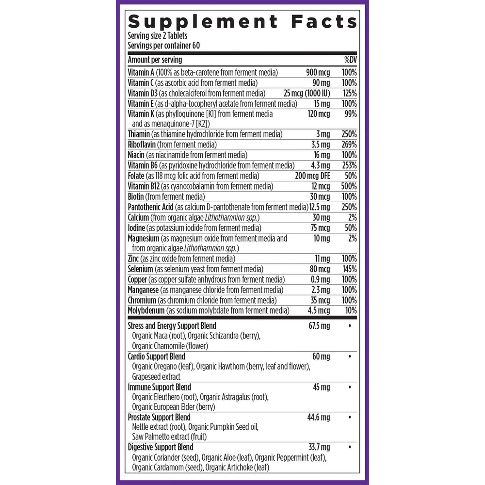 New Chapter Non-GMO certification seal underscoring purity and safety
