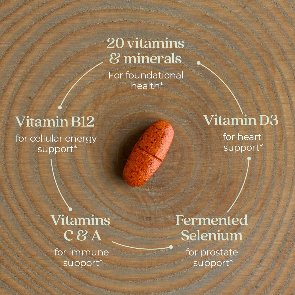 Close-up of the product label highlighting fermentation and organics.
