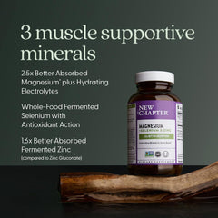 New Chapter one-daily tablet bottle for convenient daily mineral intake.