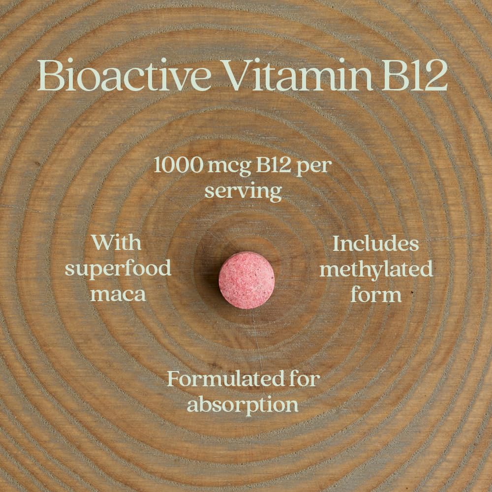 New Chapter organic maca root energy blend supports vitality with B12.