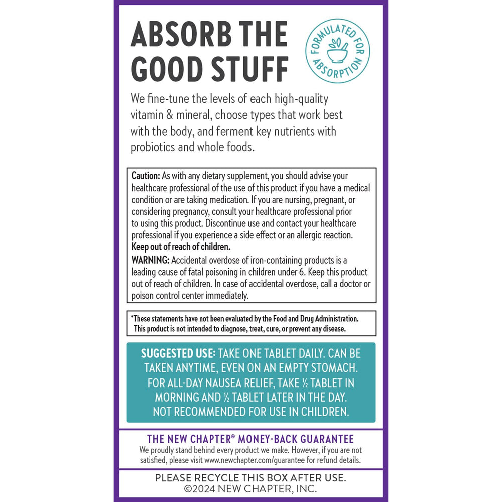 New Chapter Prenatal gluten-free and kosher certification seal promotes dietary confidence
