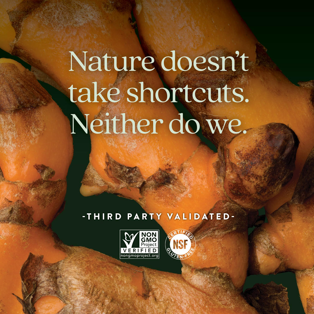 Organic supercritical extract in New Chapter Turmeric Force with diverse compounds.
