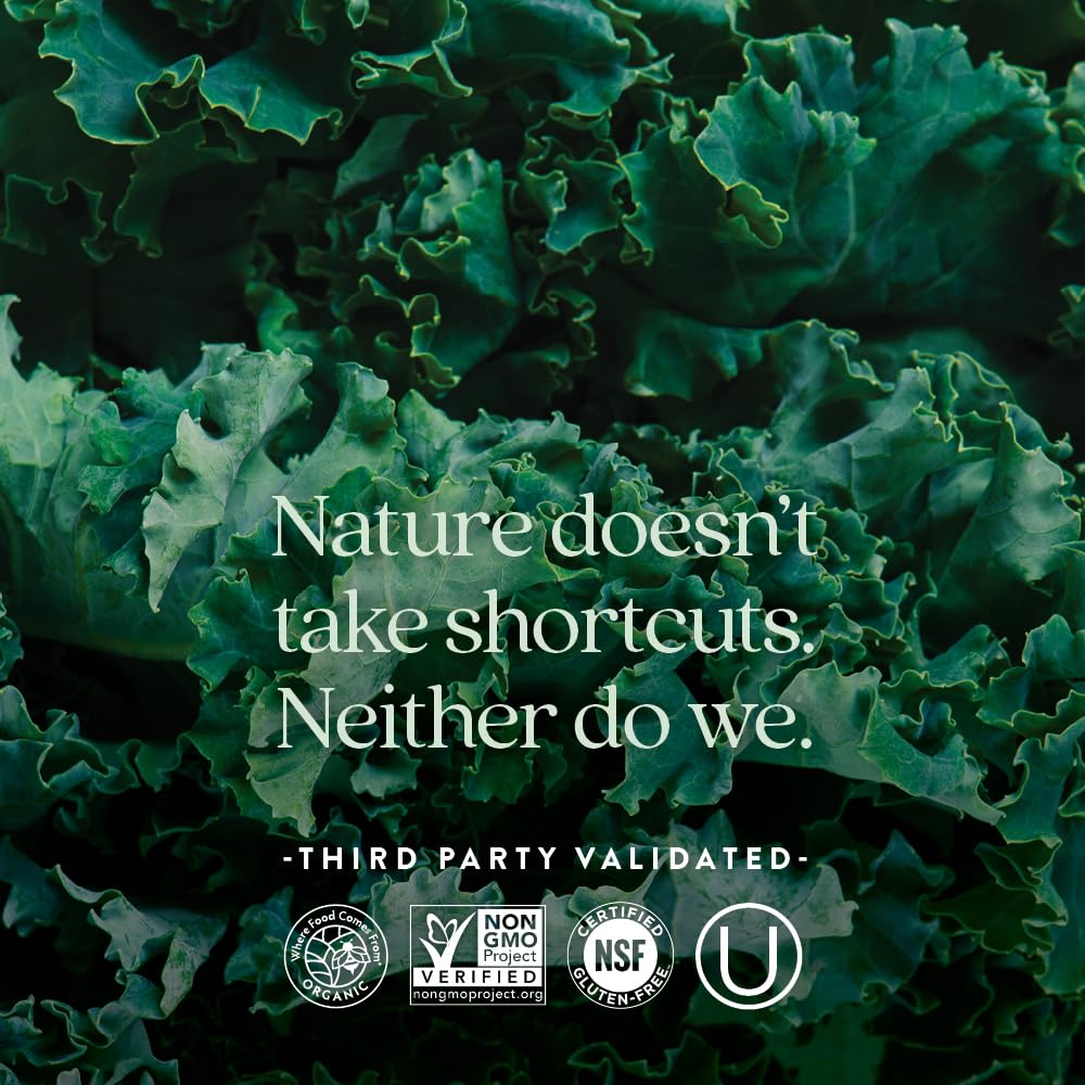 Packaging confirms organic and non-GMO verification for New Chapter 40+