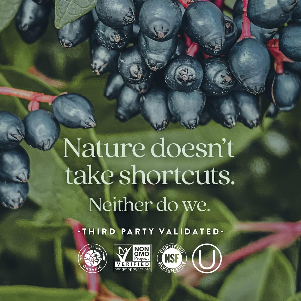 New Chapter organic vegetables indicate clean, plant-based sourcing for zinc.