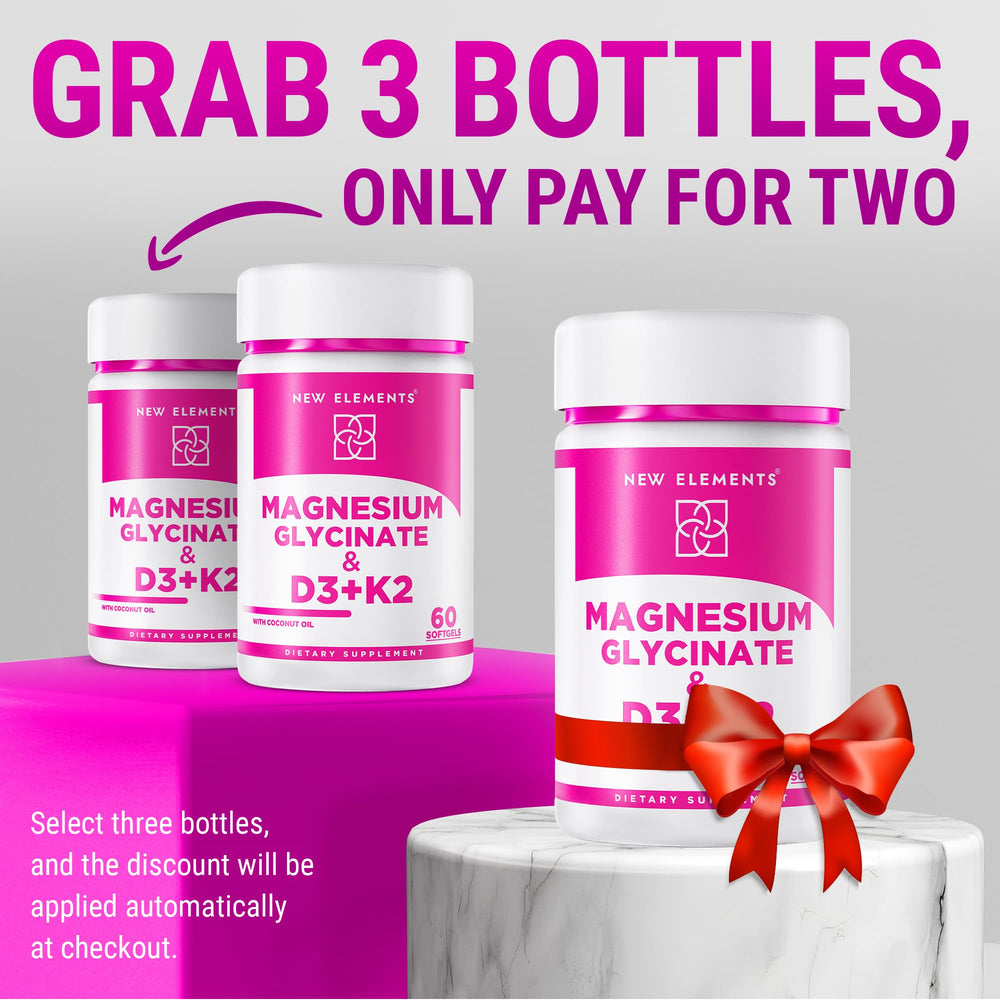New Elements coconut oil-enhanced softgels arrangement emphasizing better absorption