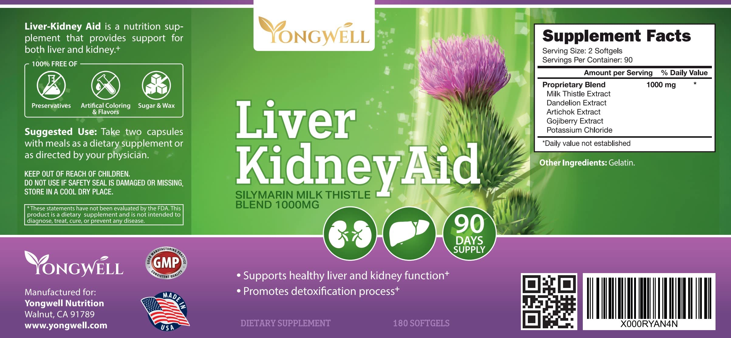 New Green Nutrition Liver Kidney Aid in a daily wellness routine setting