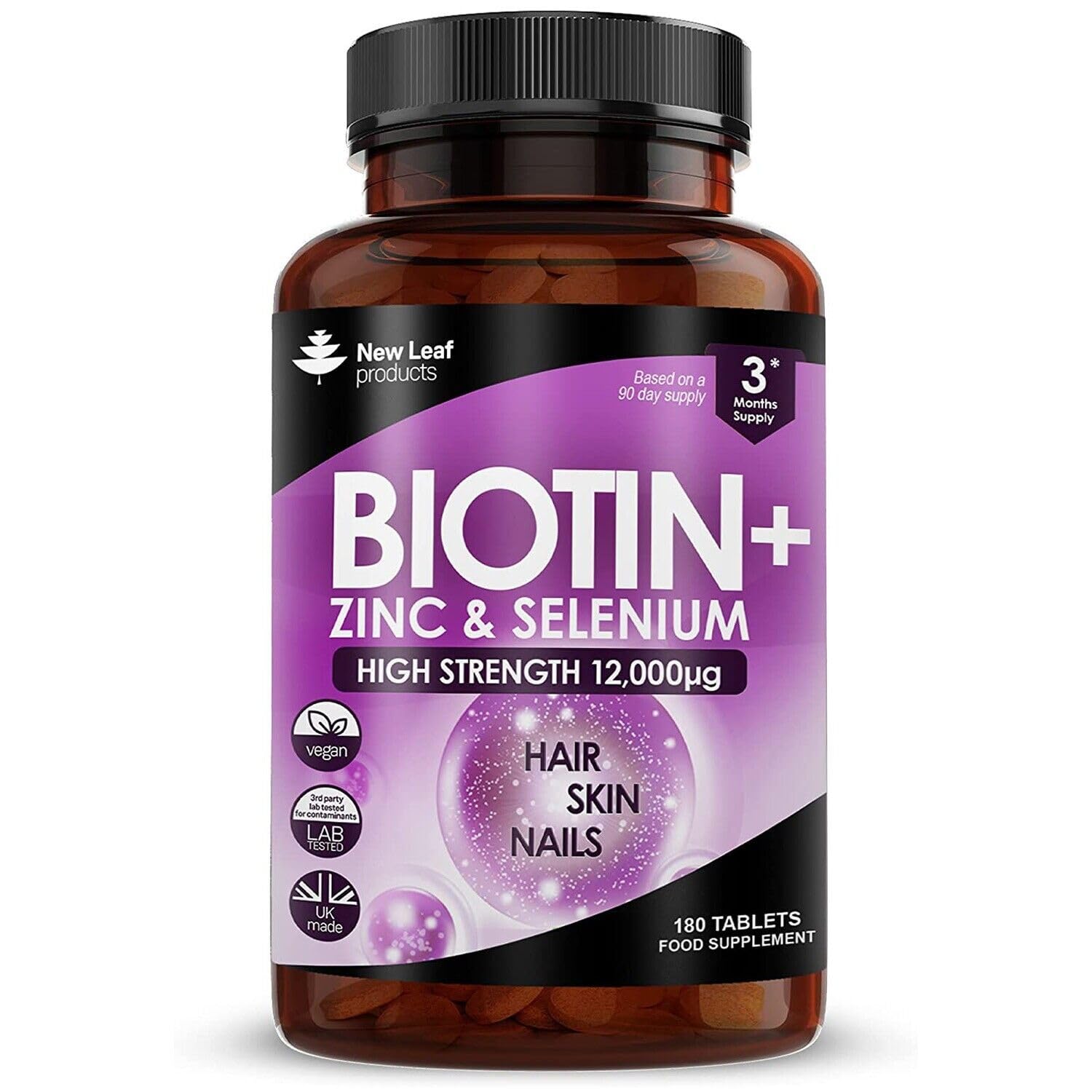 New Leaf Biotin coconut oil for better absorption