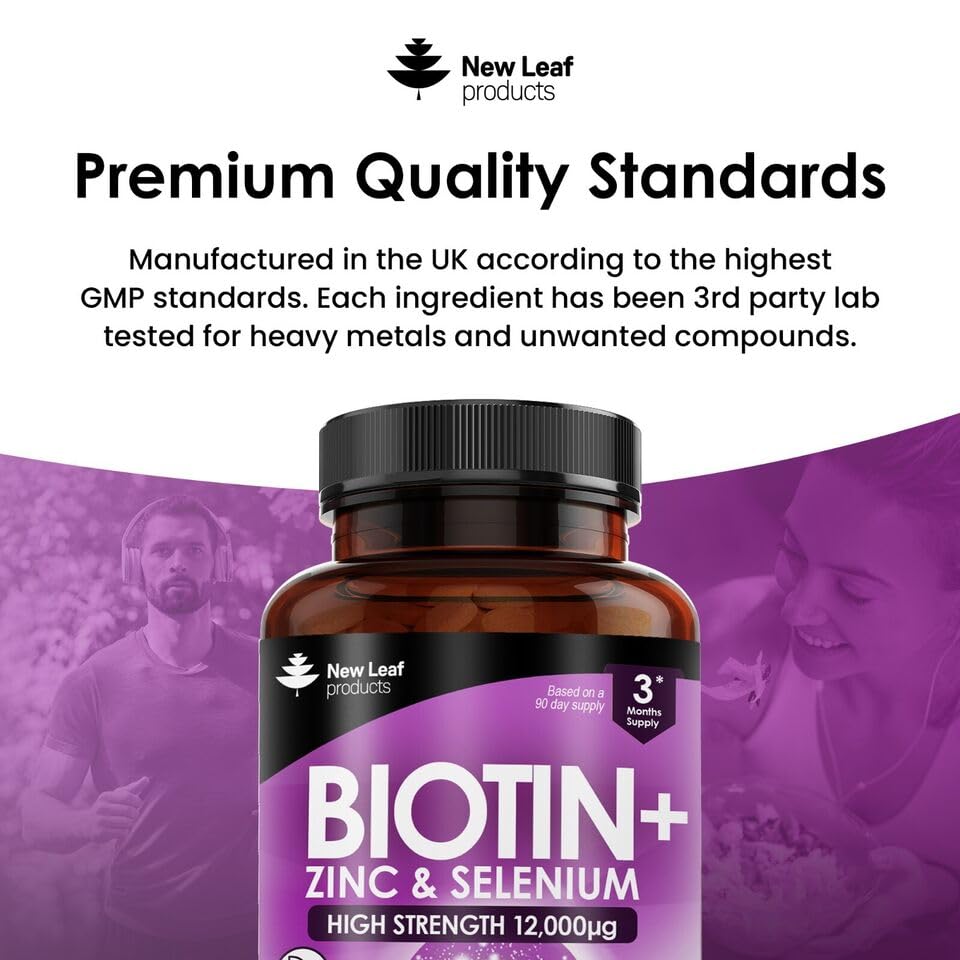 New Leaf Biotin vegan and gluten-free supplement option