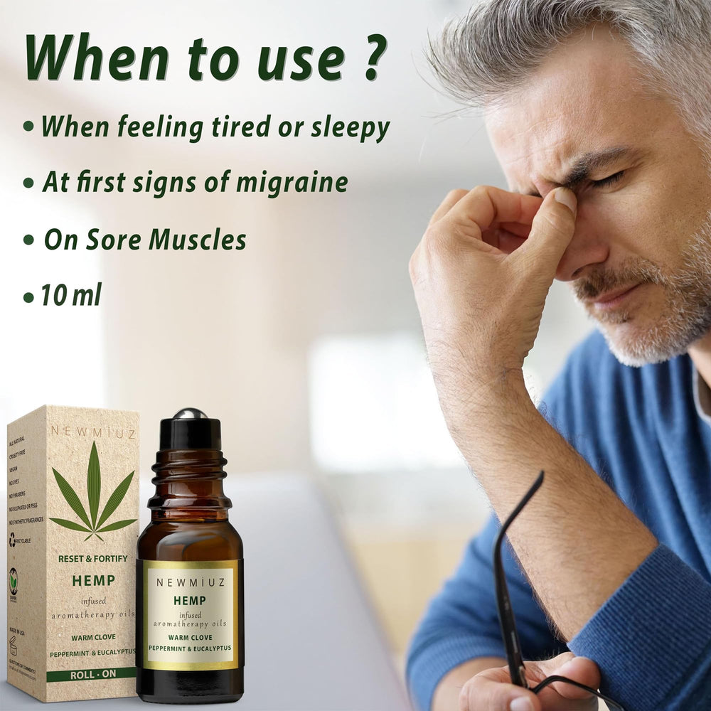New Miuz hemp peppermint roll-on provides a refreshing, portable feel