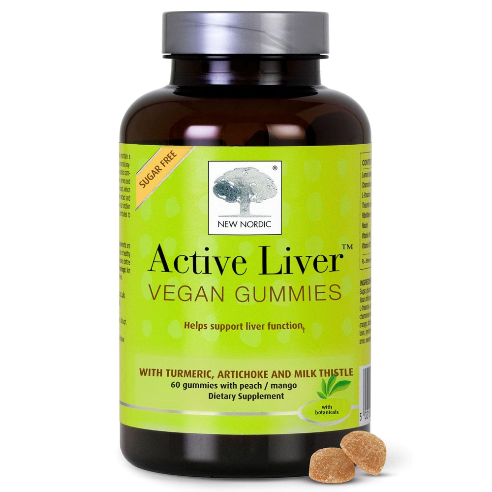 NEW NORDIC Active Liver Gummies bottle front view for daily liver support