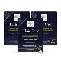 New Nordic Hair GRO bottle front view for daily hair support.