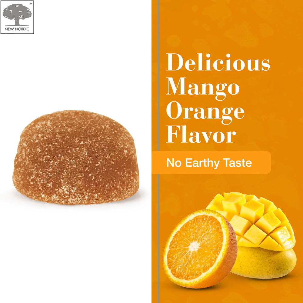 New Nordic gummies labeled vegan and sugar-free with turmeric curcumin