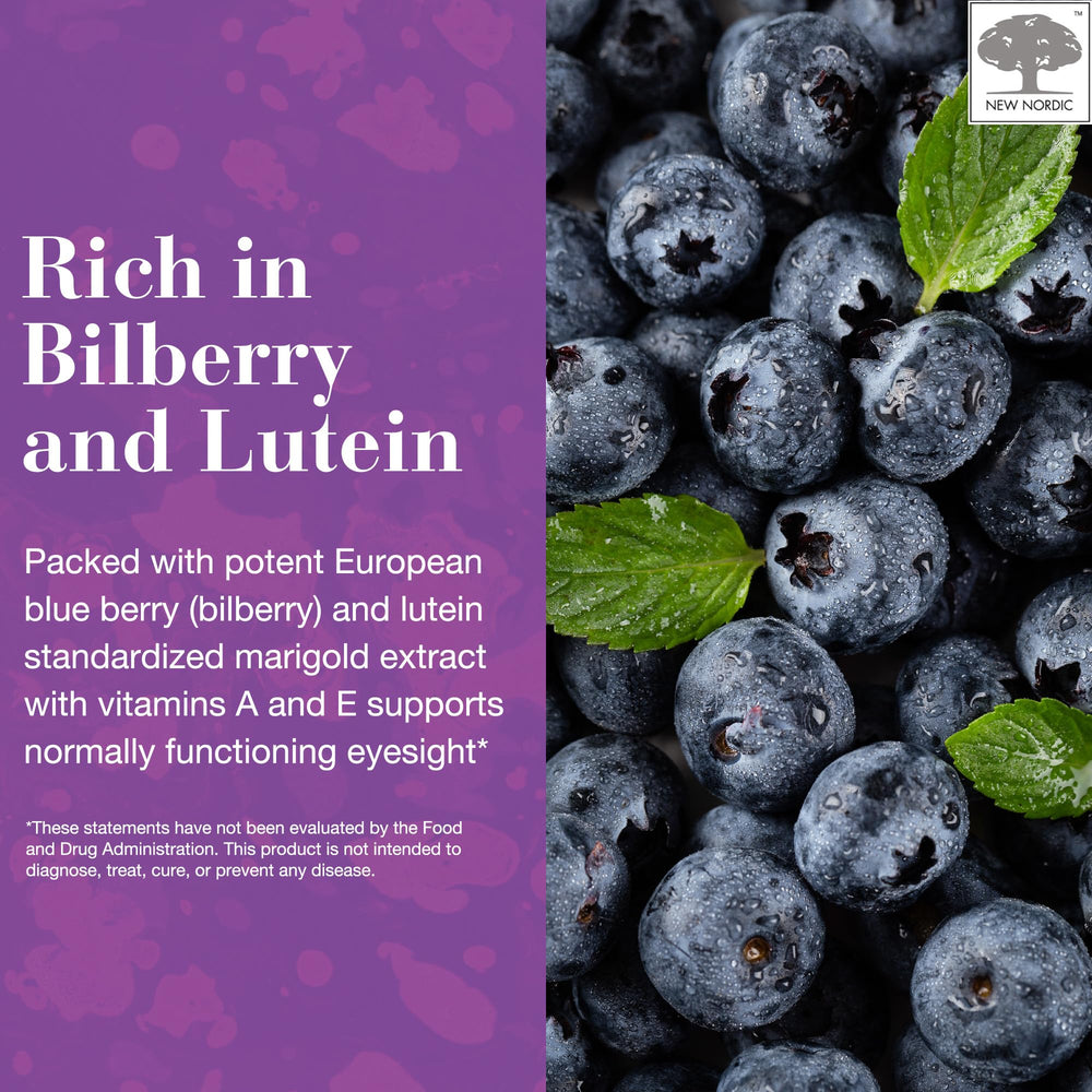New Nordic wild lowbush blueberry extract highlights natural color and potency.