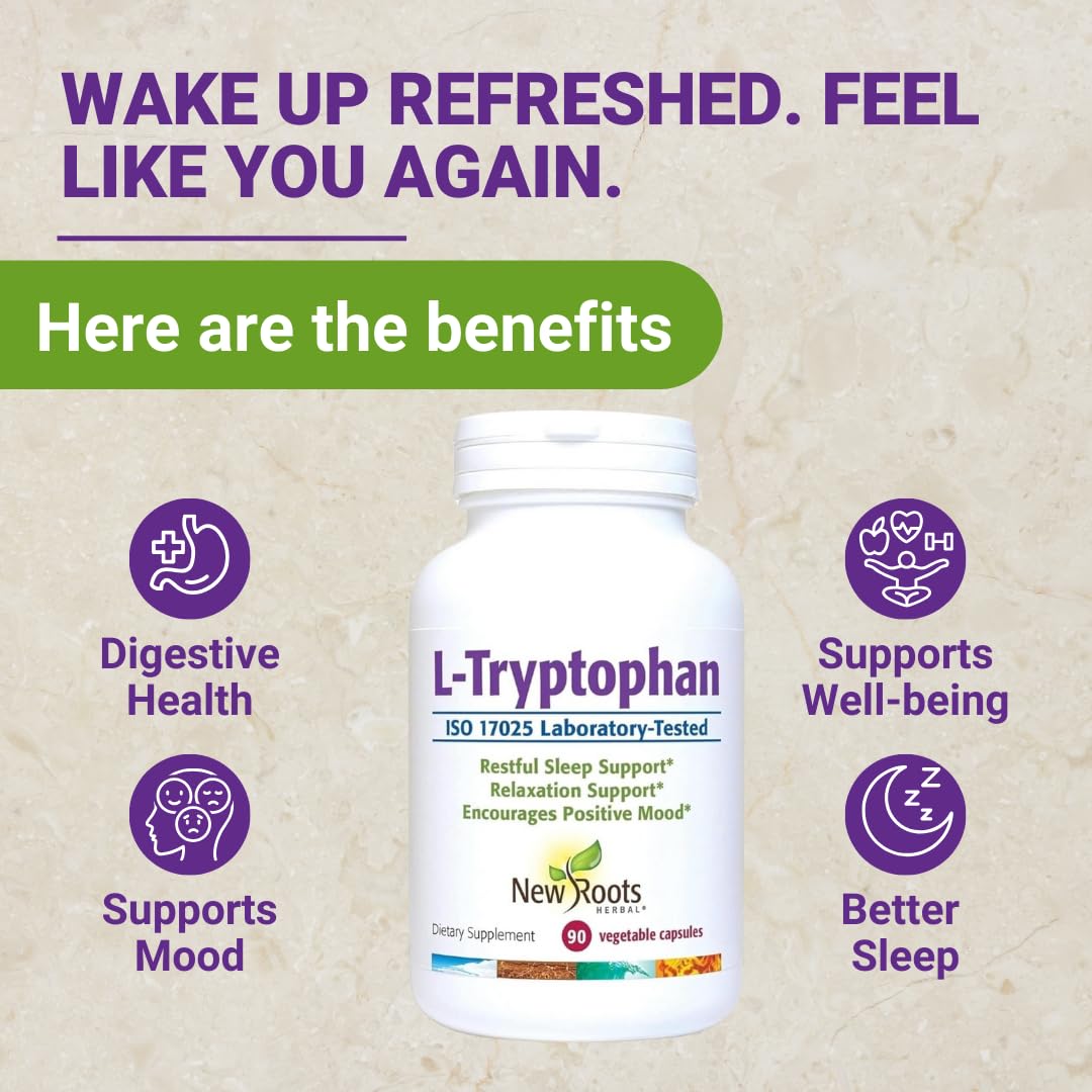 L-Tryptophan capsules for daily use supporting restful nights.