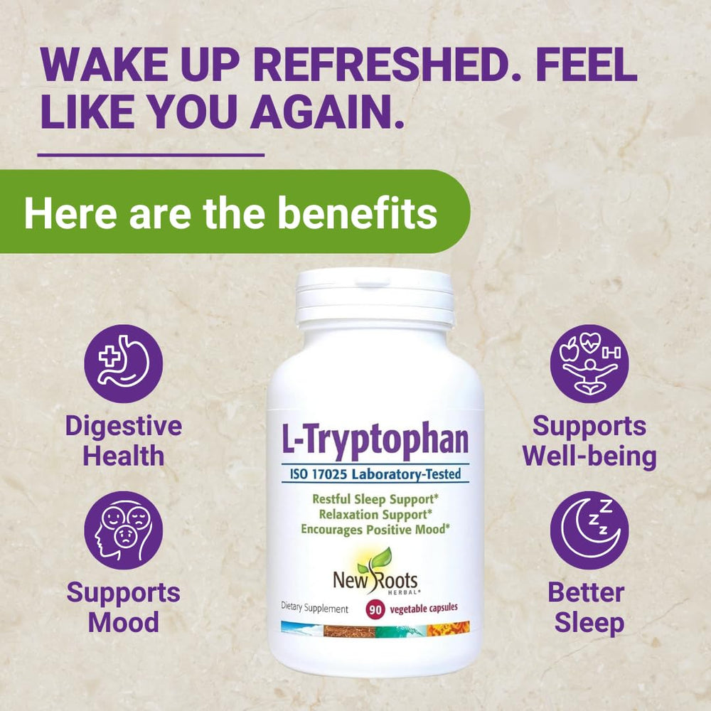 L-Tryptophan capsules for daily use supporting restful nights.