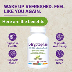 L-Tryptophan capsules for daily use supporting restful nights.
