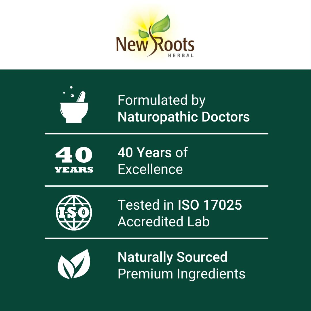 NEW ROOTS HERBAL blend supports immune balance and overall wellness.