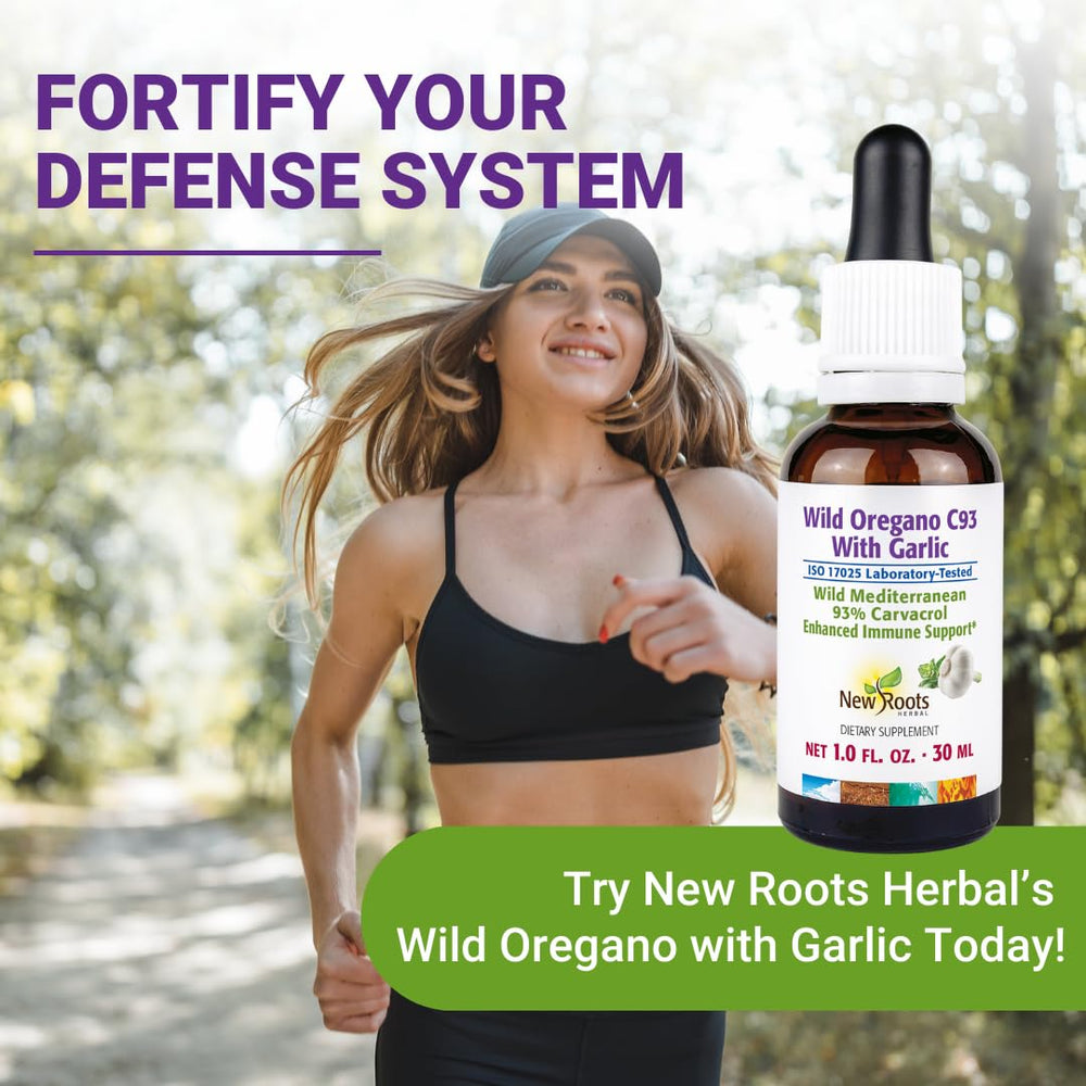 New Roots Herbal product box image signals GMP-certified quality.
