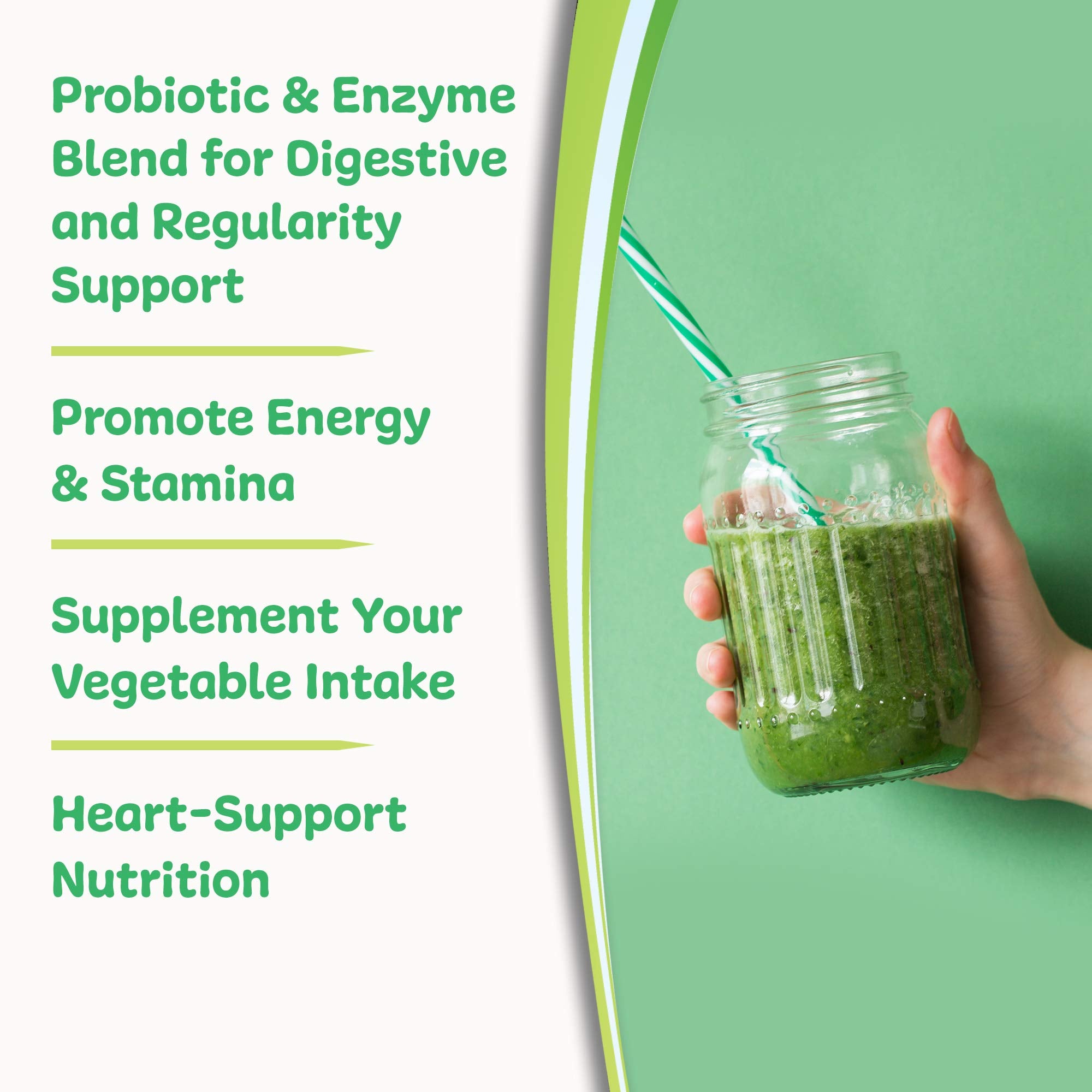 New Vitality Royal Greens in-water-glass reveals refreshing greens boost