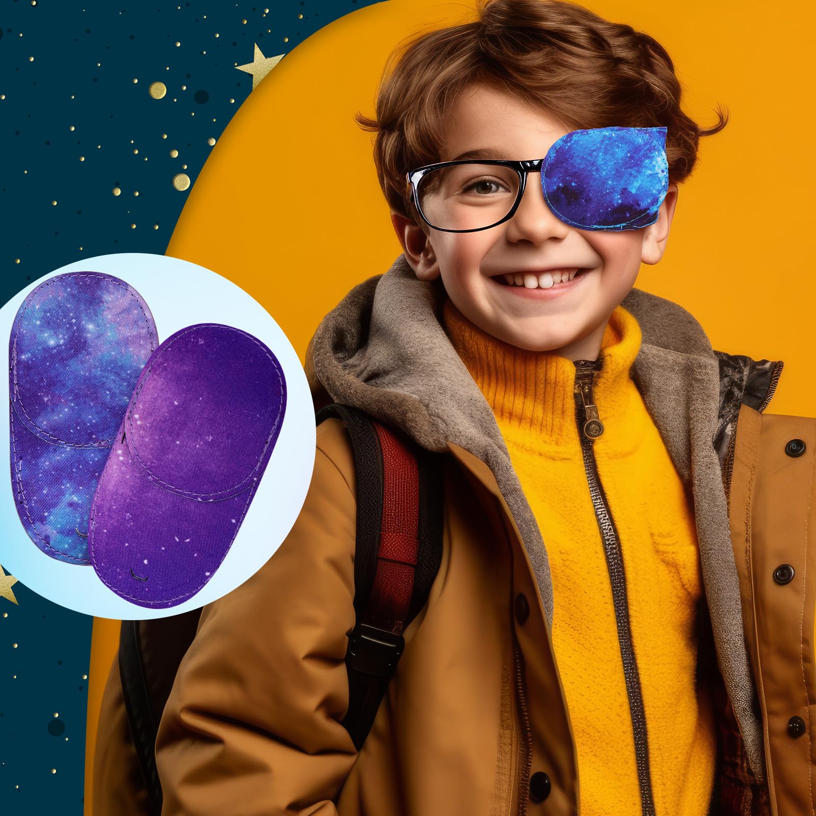 Newcotte soft-material eye patch for children, breathable and comfortable.