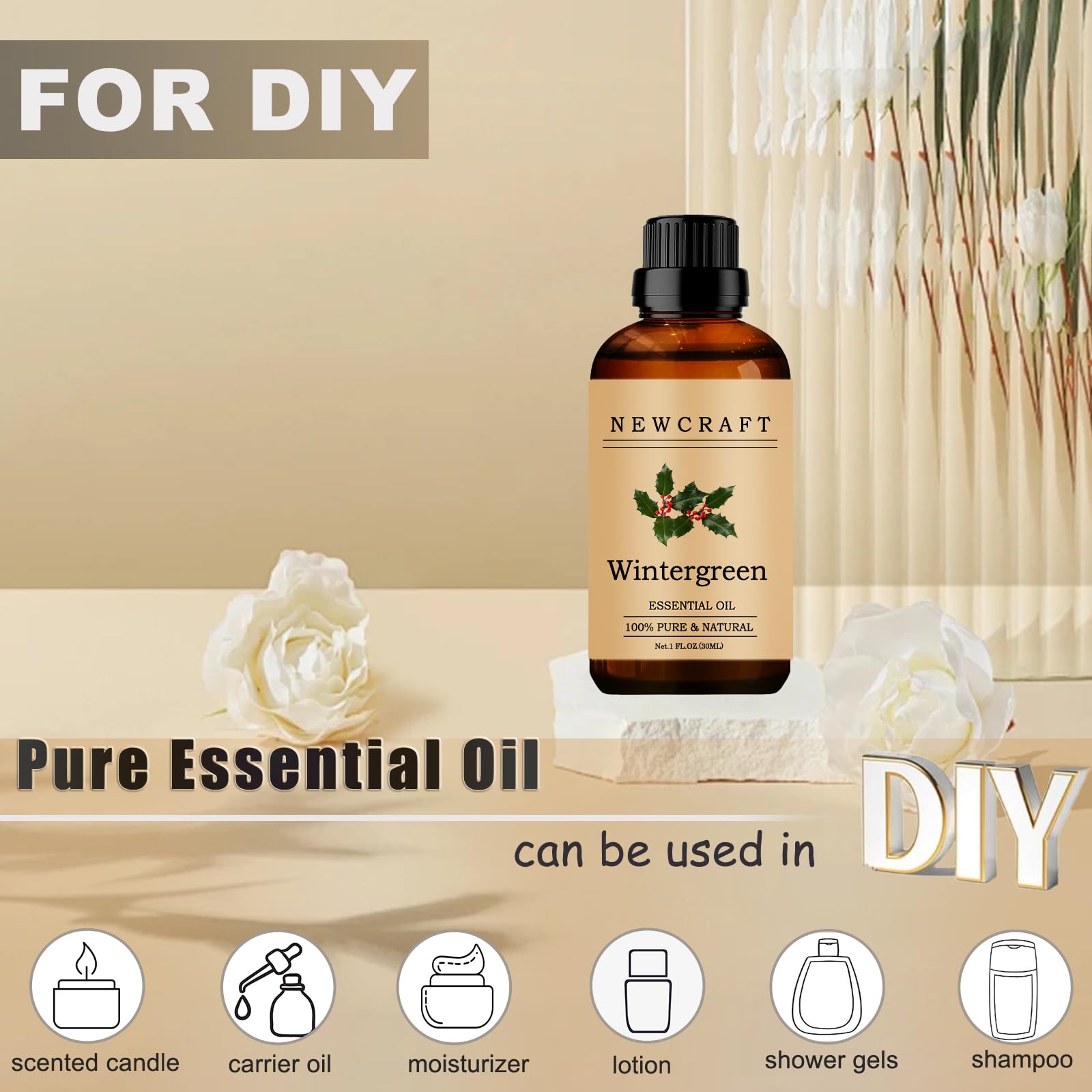 NewCraft Wintergreen serum: add a few drops to skincare routines.