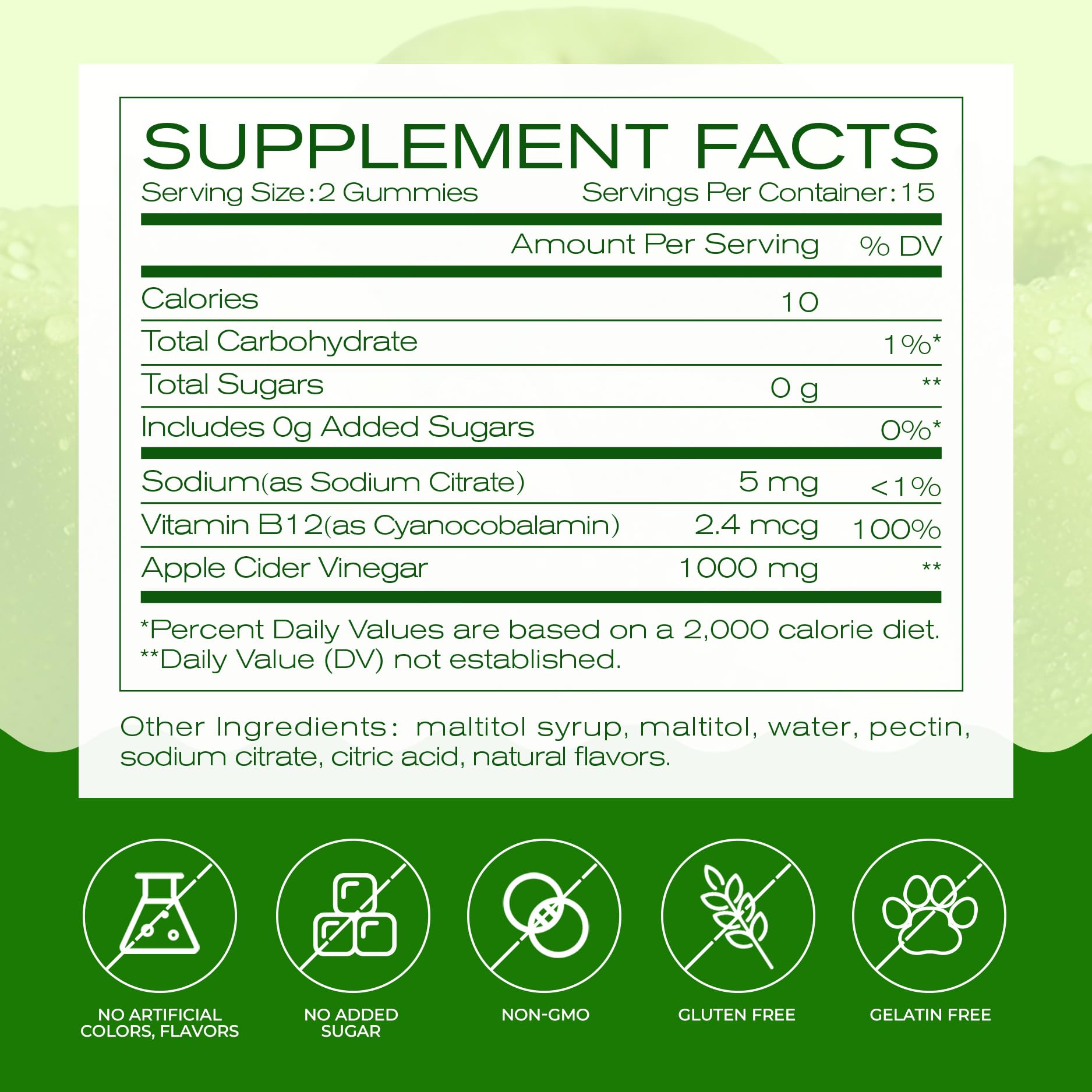 Zero sugar, plant-based pectin gummies for a clean lifestyle