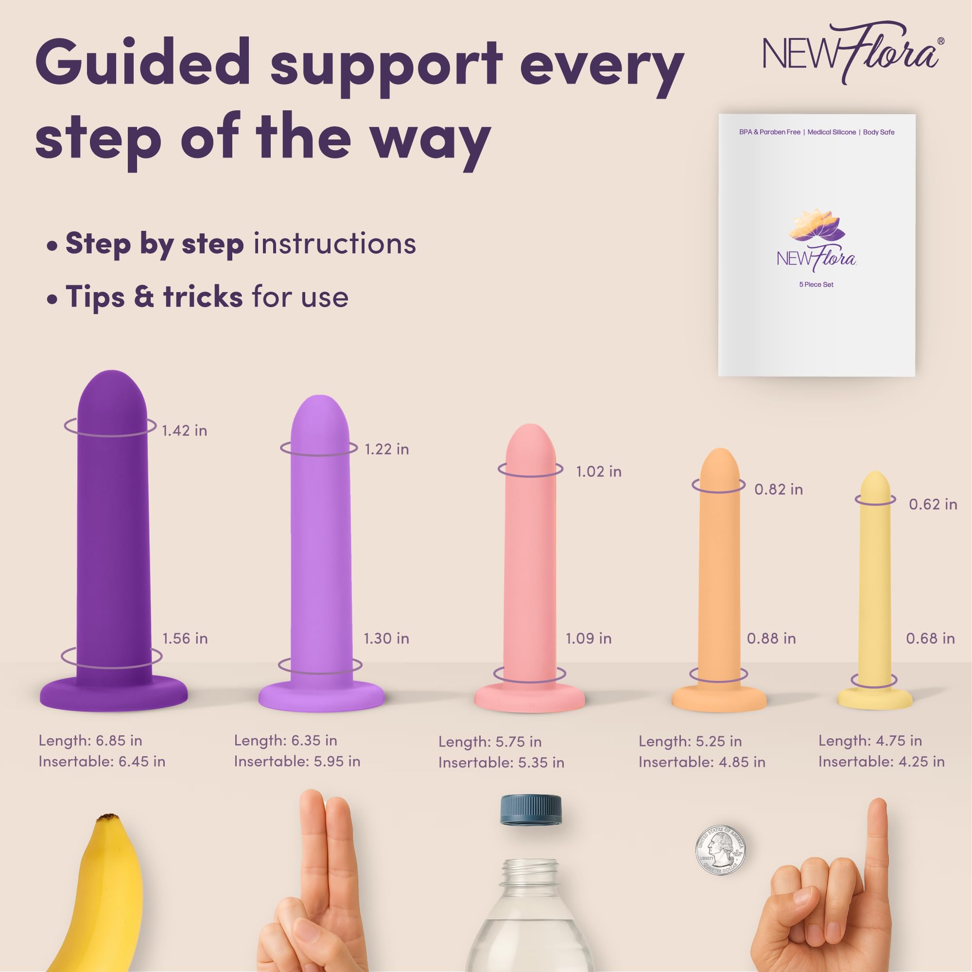 NewFlora guided support materials include step-by-step guides and videos.