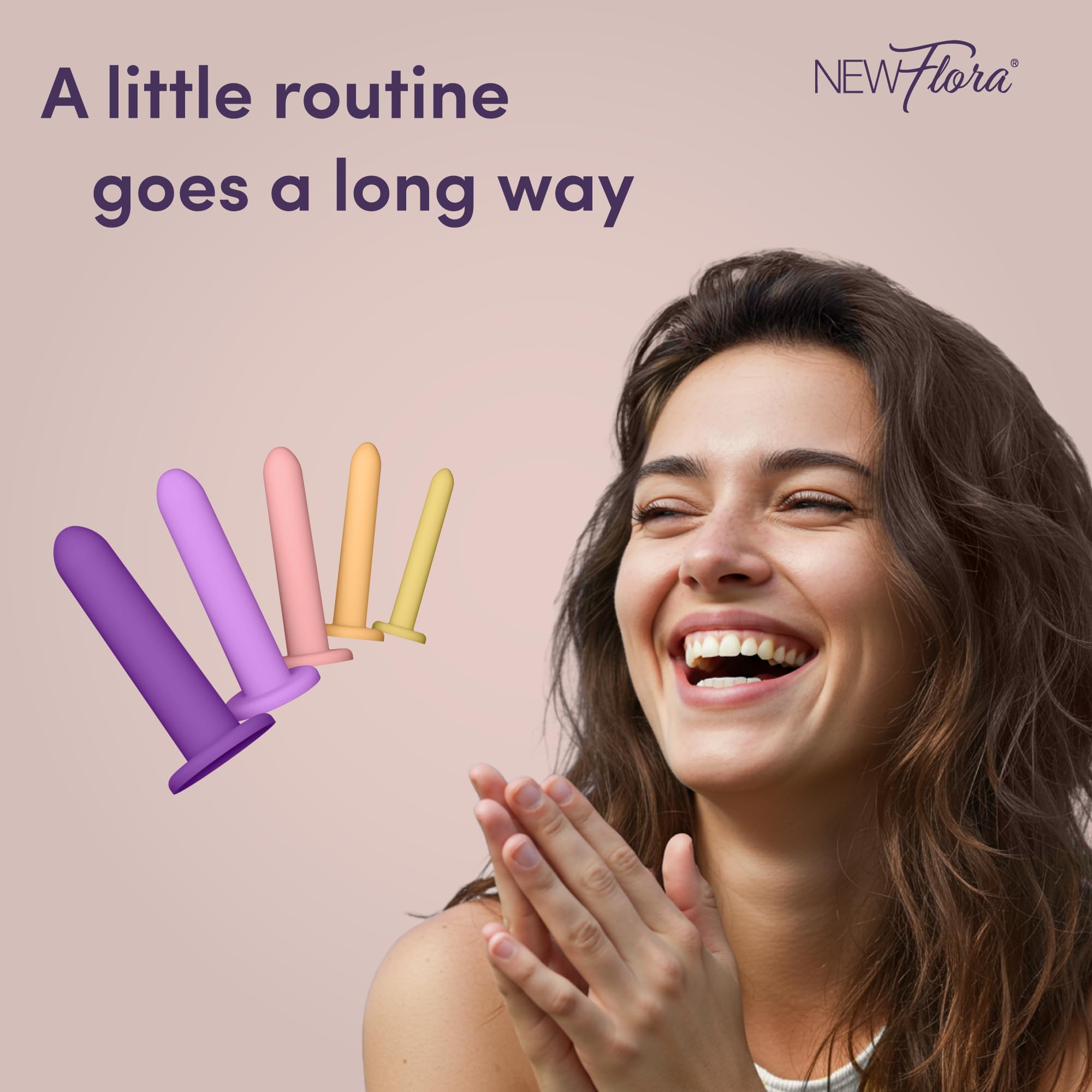 NewFlora wand set enables versatile home use scenarios.