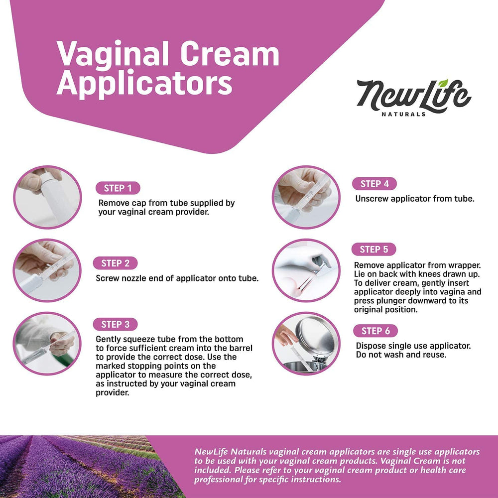 NewLife Naturals 30-pack disposable applicators ready for routine use.
