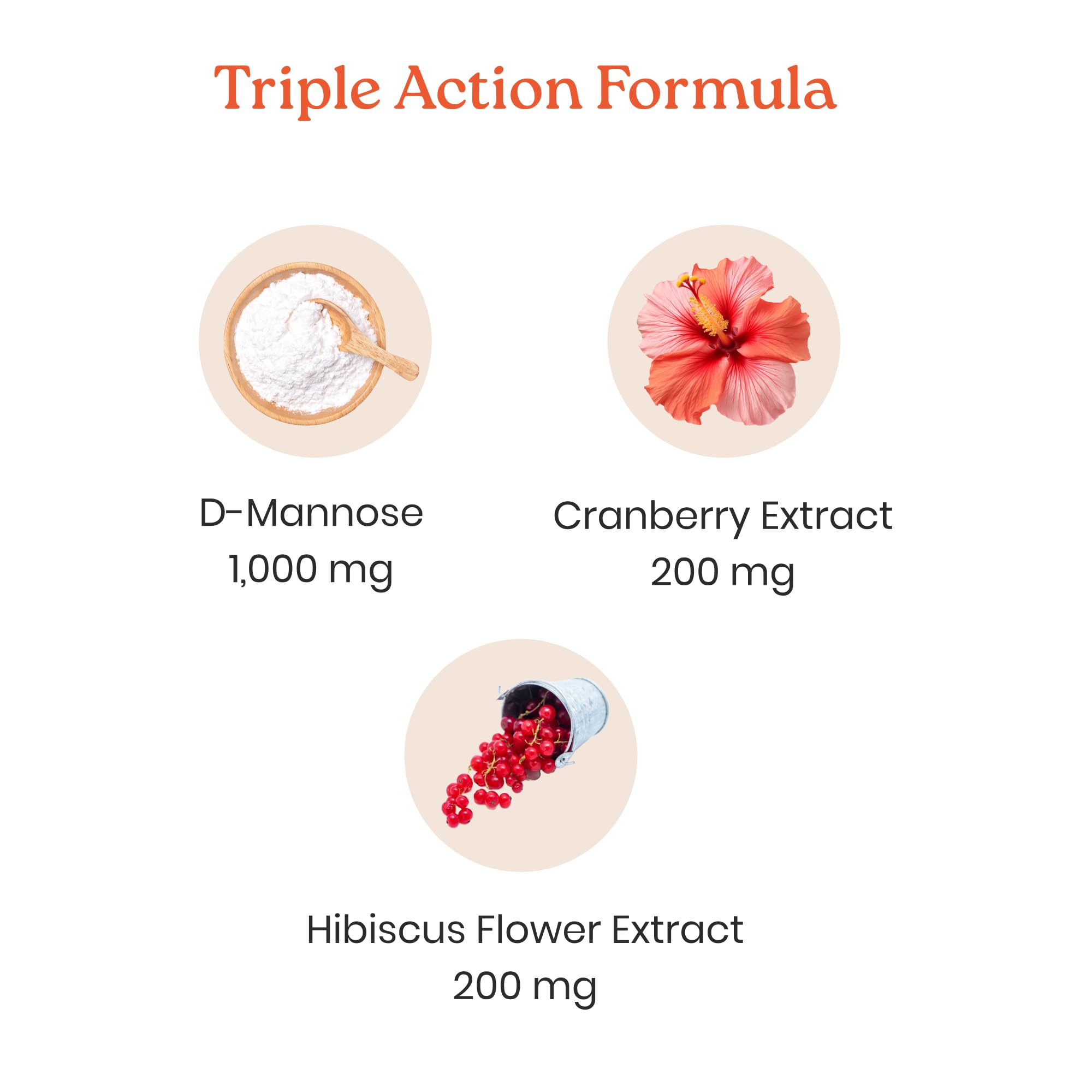 NewLife Naturals D-Mannose capsules with glass of water.
