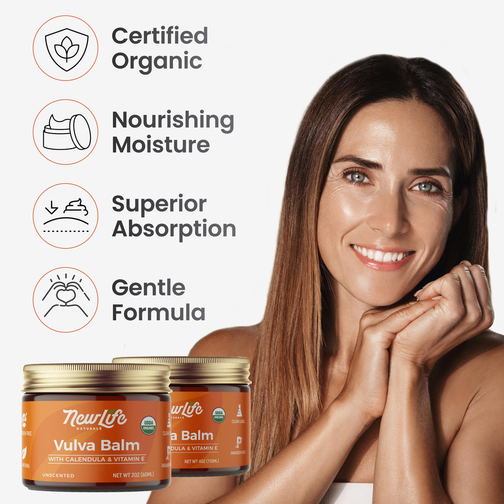 NewLife Naturals skin application closeup demonstrates easy, gentle daily use.