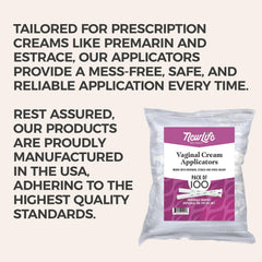No washing required with NewLife Naturals disposable applicators for cleanliness.
