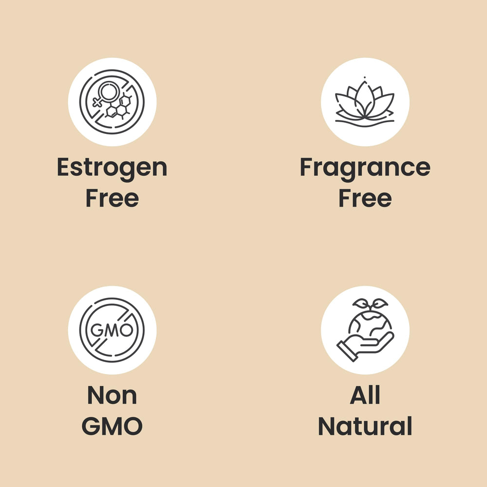 Product packaging of NewLife Naturals vulva balm butter with clear branding.