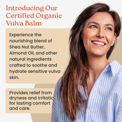 Creamy balm texture being scooped for easy application by hand.